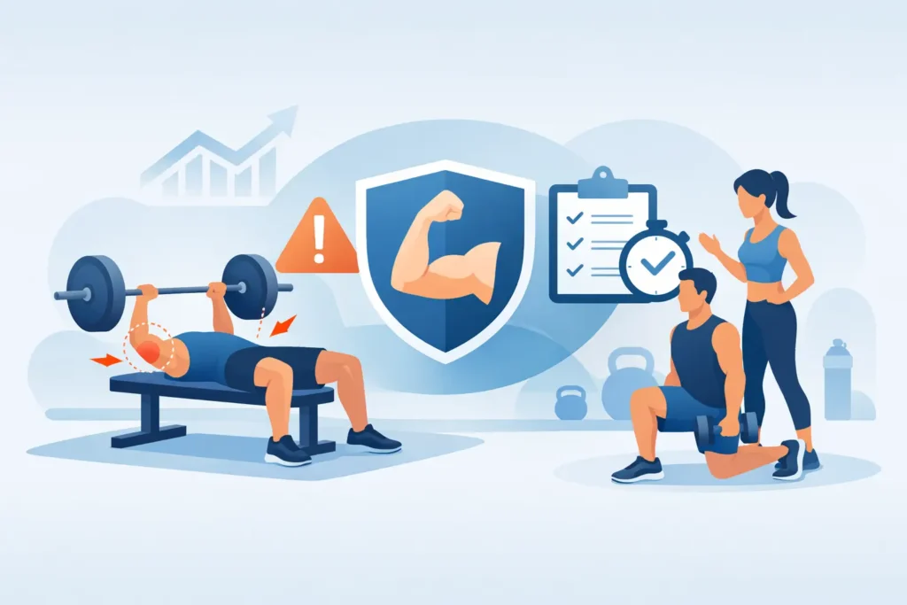 Como evitar lesão na musculação com método