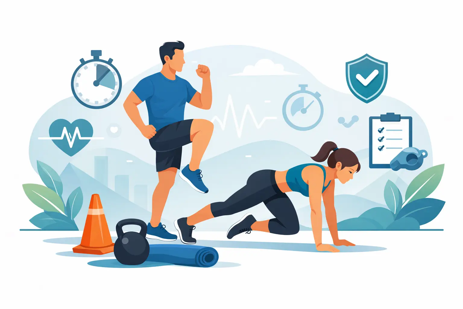 Como usar HIIT com segurança no seu treino