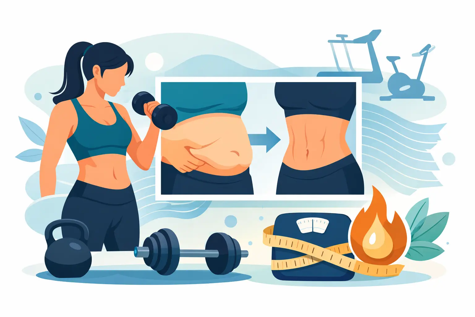 Musculação emagrece barriga? Entenda o processo