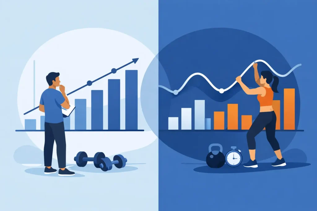 Periodização linear versus ondulatória na prática