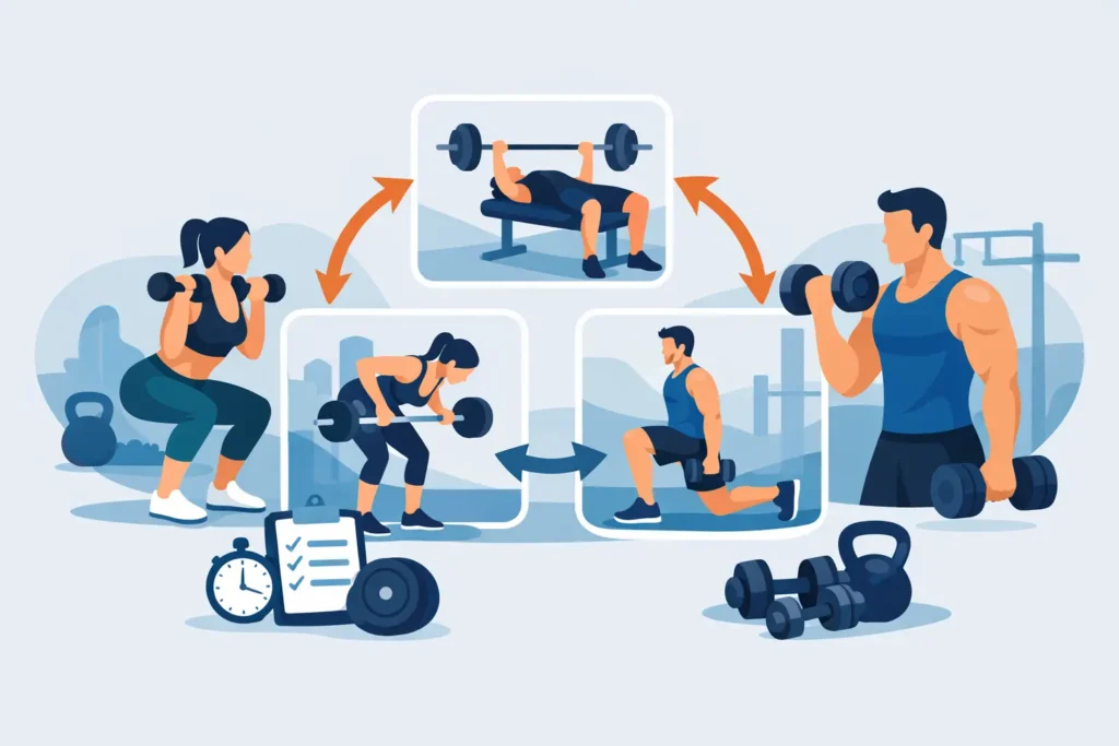 Treino Full Body Dividido: Como Estruturar
