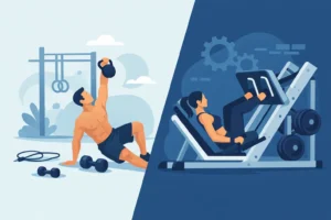 Treino livre versus máquinas funciona melhor?