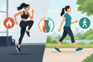 HIIT versus caminhada para perder gordura