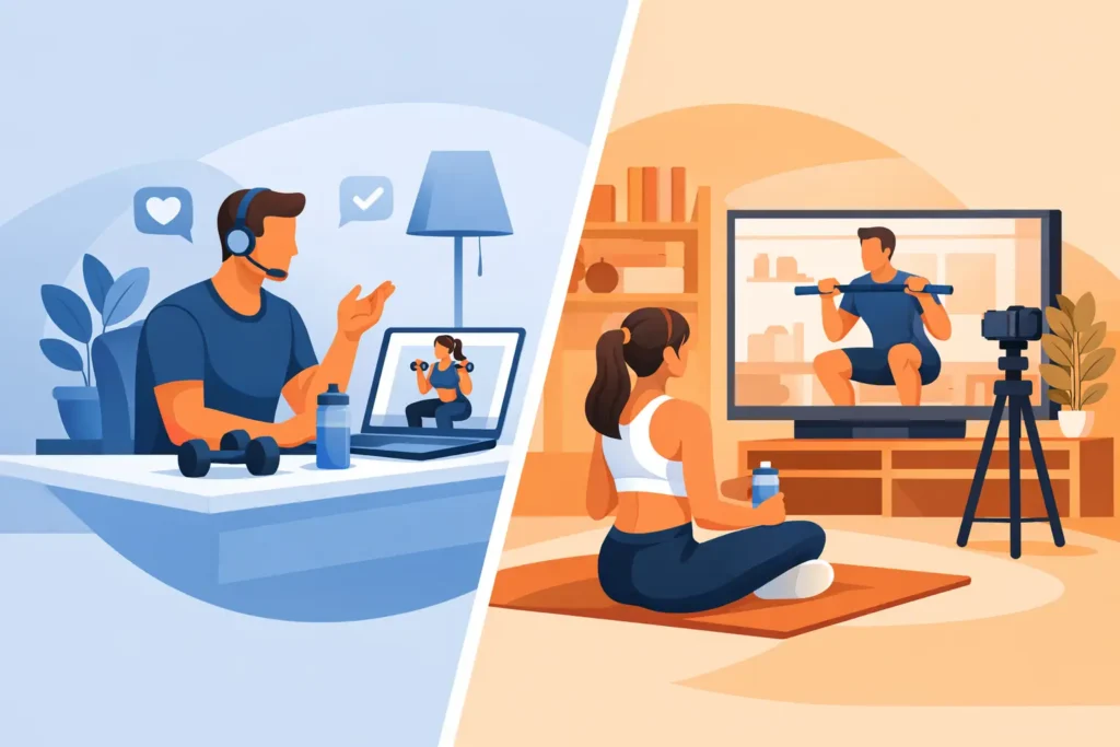 Personal remoto versus videoaula: qual rende mais?