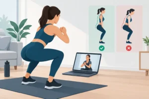 Treino online corrige postura? Entenda os limites