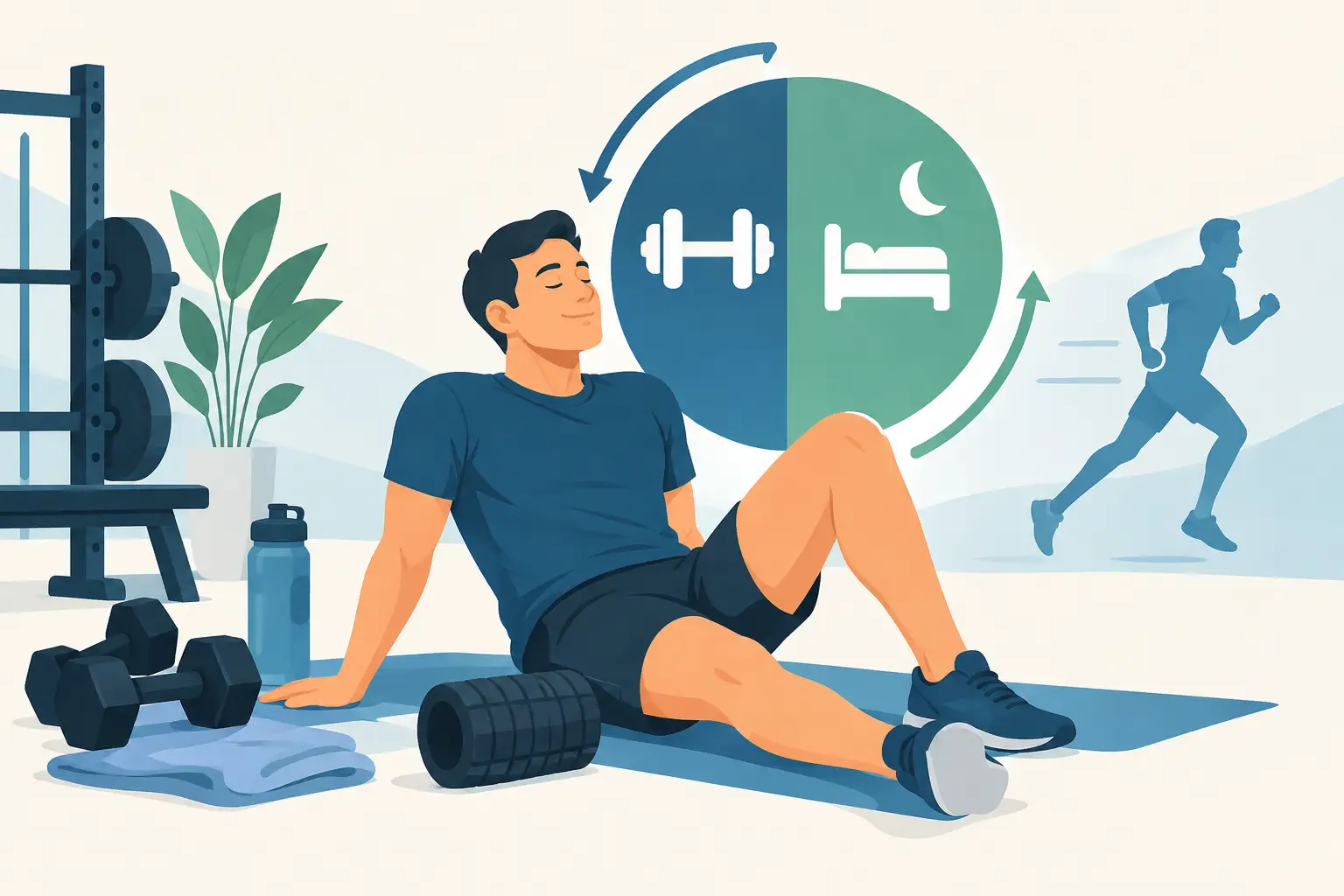 Como planejar descanso muscular sem perder ritmo
