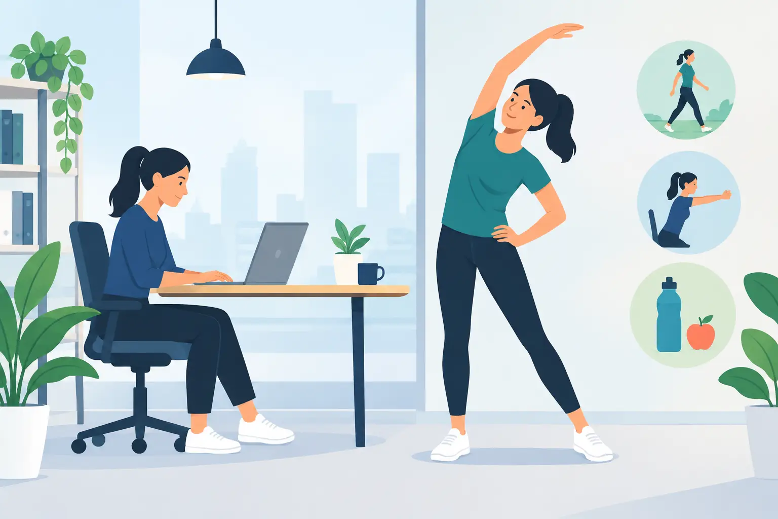 Como reduzir sedentarismo no trabalho de vez