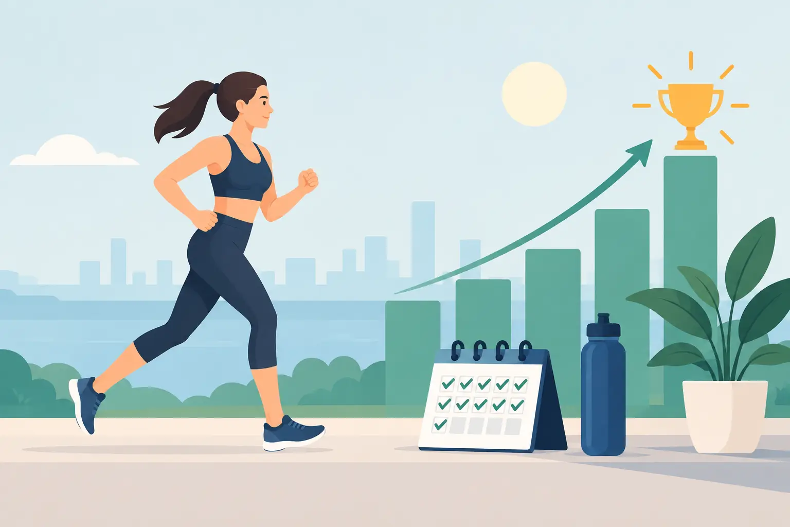 Exercício e consistência para resultados reais