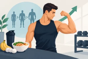 Ganho de massa muscular rápido com estratégia